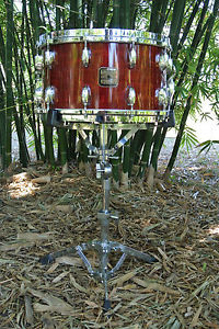 1980's GRETSCH USA Jasper Era WINE RED 8X14 SNARE DRUM for YOUR SET! LOT #Y50