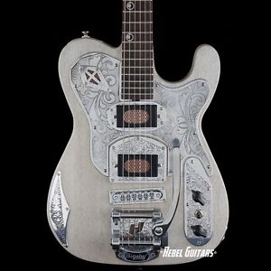 Harden Guitars Bronco Buster EX w/ Korina Tele Body & Engraved Aluminum Hardware