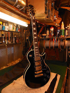 2000 Epiphone Les Paul Custom "Black Beauty"  Gold Hardware Made In Korea Player