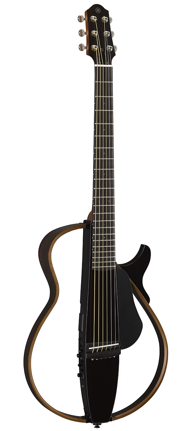 Yamaha SLG200S Steel String Silent Guitar - Trans Black