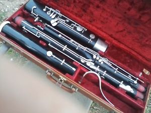 CONN POLYPROPYLENE Student BASSOON "MADE BY FOX" JUST TESTED & ADJUSTED LOOKS OK