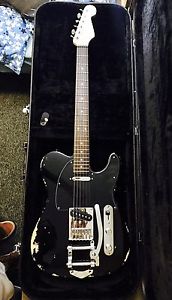 Fender Telecaster Black Retro Relic Customized With Or Without Bigsby