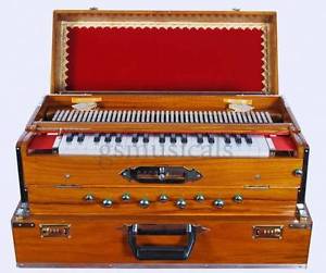 HARMONIUM 9 SCALE CHANGER TEAK WOOD 3 SET TRAVELLER BOX MODEL GSM050 UK