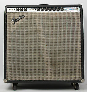 Vintage 1974 Fender Silverface Super Reverb 4x10 Combo No Master Volume!