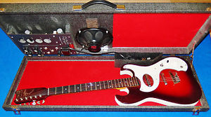 1965 Slivertone 1457 Electric Guitar With Original Amp In Case