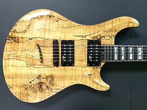 Warrior Signature Spalted Maple Exotic Handmade 6 String Guitar