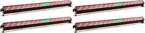 ADJ Mega Bar RGBA 42" RGBA LED Bar (4-pack) Value Bundle