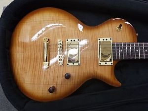 Kiesel / Carvin CS6 Natural Brownburst Flamed Maple Electric Guitar