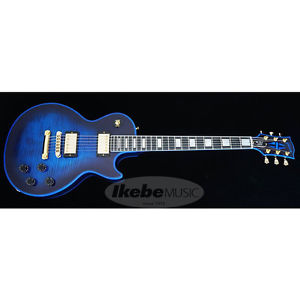 Gibson CUSTOM SHOP Les Paul Custom Figured Plain Top Stealth New  w/ Hard case