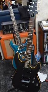 SCHECTER AD-OM-AC 1 SBK Mad Black Model E-Guitar Free Shipping