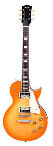 FGN Neo Classic LS 10 Flamed Lemondrop E-Gitarre inkl. Tasche