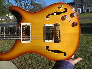 Prs Private Stock Hollowbody Spruce Brazilian Fretboard Flame Maple Back
