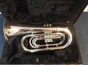 Tama by Kanstul SILVER Marching Baritone W/Case EXCELLENT CONDITION - NO RESERVE