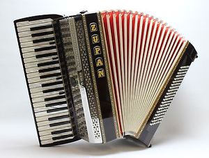 ACCORDÉON ZUPAN ALPE IV EA, Onglet talon, complet neuf plaqué et Laqué