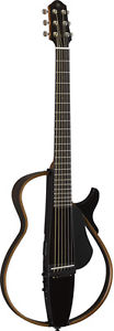 Yamaha SLG200S Steel String Silent Guitar Translucent Black Finish