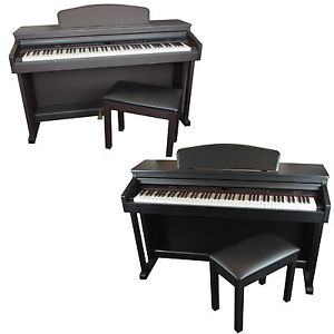 Axus D2 88 Key Digital Piano with Bench - Black or Rosewood