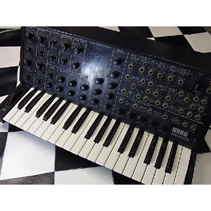 Used Korg synthesizer MS-20 vintage mini monophonic analog synthesizer keyboard