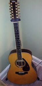 Yamaha L Series LL16-12 Acoustic Guitar With Case And LR Baggs Pickup Jumbo 12