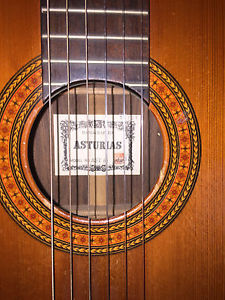Asturias No. 60 Classical Guitar, Handcrafted in Japan
