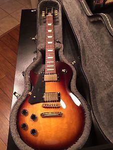 Left Handed 2013 Gibson Les Paul Studio Gold Electric Guitar - Vintage Sunburst