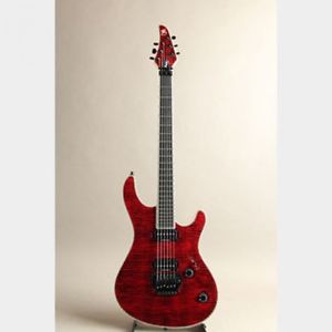 MAYONES Regius PRO 6 Transparent Dirty Red Gloss finish guitar FROM JAPAN/512