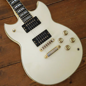 1983 YAMAHA SG1000-24 White 24 frets Passive HH Electric Guitar