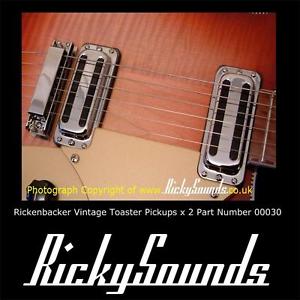 2x Rickenbacker 7.4 K Tostadora Camionetas Para Guitarra- es el Años 60 de nuevo