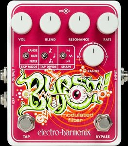 NEW Electro Harmonix EHX Blurst Modulated Filter Guitar Pedal w/ AC Adapter