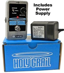 NEW Electro Harmonix Holy Grail Nano Reverb Guitar Pedal with Power Supply
