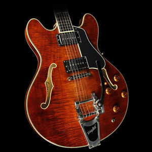 Eastman T486B Thinline Semi-Hollow Electric Guitar Antique Varnish