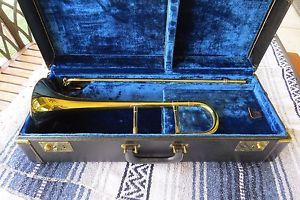 *With Video* Sweet Vintage Olds F-15 Alto Trombone with papers, orig MP, Case