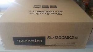 Technics SL-1200MK2-s NIB NOS AUDIOPHILE DJ TURNTABLE (New, Old Stock)