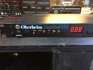 Oberheim Matrix 1000  Vintage Analog Synthesizer Rack Synth  //ARMENS//