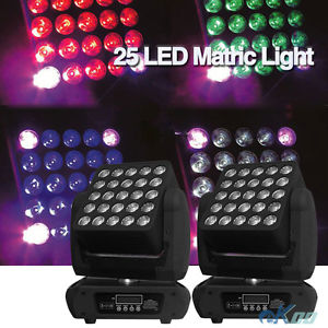 2PCS 12WX25 LED Matric Light Moving Head DJ Club Stage lighting American