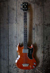1964 VINTAGE GIBSON EBO BASS FADED CHERRY WITH HARDSHELL CASE
