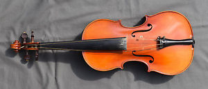 VIOLON ANCIEN 4/4 Atelier Laberte portant une étiquette "Jacques Leclerc"