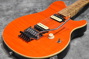 MUSIC MAN AXIS Translucent Orange E-Guitar Free Shipping