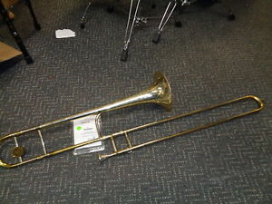 vintage H.N. White 2B King Silvertone trombone with mouthpiece Serviced