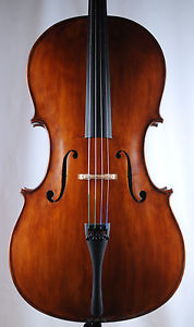 An interesting European cello, case and bow