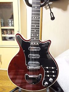 GUILD USA Brian May Signature Model Electric Guitar 1993 Red F/S from Japan Rare