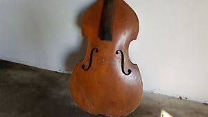 Kontrabass Double Bass Alt Old um 1880 Vollmassiv all solid Old German