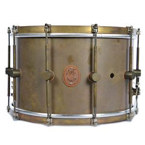 A&F Drum Co. 8x14 Field Maple Snare Drum Antique White