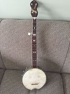 Vintage A-scale open back 5 string banjo