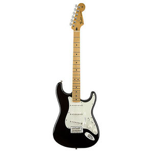 Fender Standard Strat Maple Fingerboard Electric Guitar Black - 0144602506