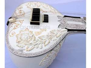 SITAR GOLDEN LEAF WITH GIG BAG GSM063 AU