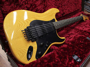 Moon Stratocaster Type Natural Ash Bartolini PU Made in Japan Free Shipping