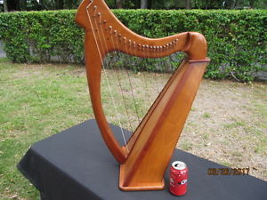 John Chambers Harp 22 String Celestial Wind Handmade Wood Harp