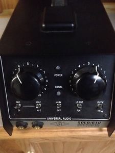 Universal Audio UA-S610 SOLO/610 Classic Vacuum Tube Mic Preamp and DI Box LN