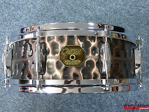 Gretsch USA Custom Hammered Copper Snaredrum   -   14x5"   -   G4160HC