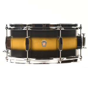 Ludwig 6.5x14 Club Date Vintage Snare Drum Black/Gold Duco